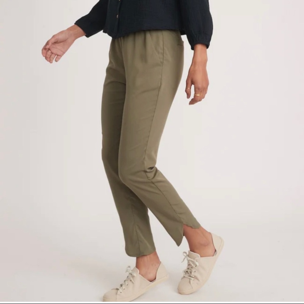 Marine Layer Allison Pant Olive Pants Size Small S